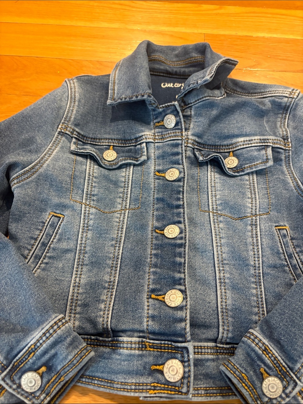 Cat & Jack Medium Blue Denim Jacket for Kids - Picture 2 of 3